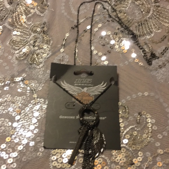 Harley Davidson Charm Necklace. New. - Picture 4 of 5